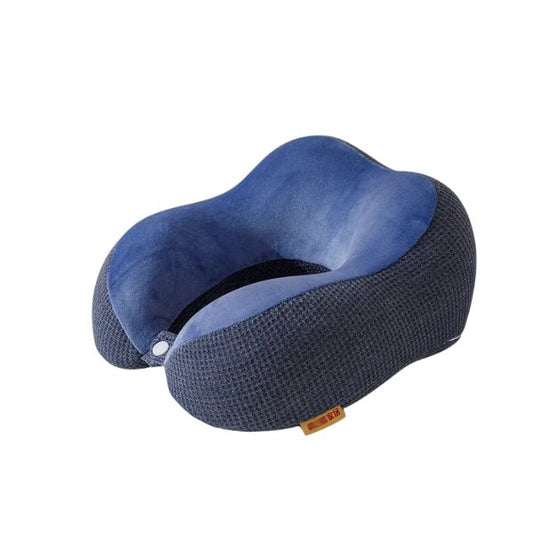coussin de voyage - coussin pour avion - coussin pour train - coussin pour voiture - coussin pour bureau - coussin à mémoire de forme - coussin de voyage mémoire de forme - VoyagerZen - coussin de voyage en forme de U - coussin cervical voyage - coussin cou voyage - coussin de voyage à capuche -