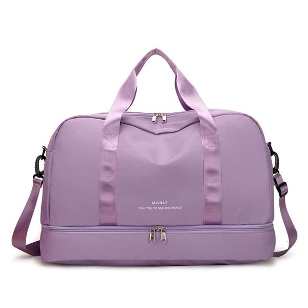 sac de voyage femme - sac de voyage - sac de voyage bandoulière - sac de voyage femme bandoulière - sac de voyage avec compartiment chaussures - sac bandoulière - sac de voyage cabine - sac de voyage avion - sac bagages à main - VoyagerZen -