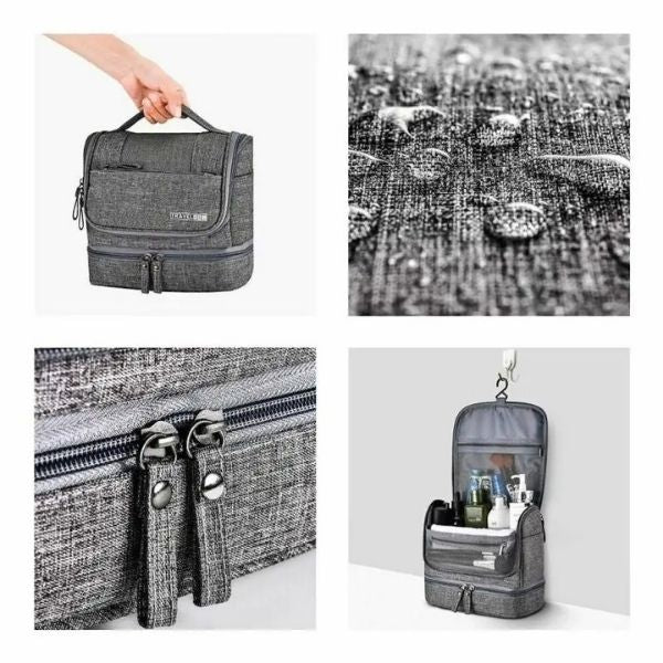 trousse de toilette - trousse de toilette de voyage - trousse de toilette voyage - trousse de toilette femme - trousse de toilette homme - tousse de toilette avion - tousse de toilette cabine - trousse de toilette imperméable - trousse de toilette suspendu - trousse de toilette à suspendre - tousse de toilette double fermeture éclair -