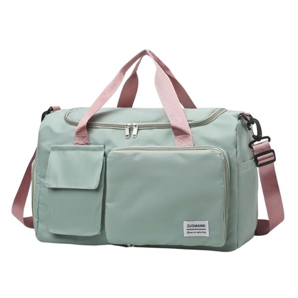 sac de voyage femme - sac de voyage - sac de voyage bandoulière - sac de voyage femme bandoulière - sac de voyage avec compartiment chaussures - sac bandoulière - sac de voyage cabine - sac de voyage avion - sac bagages à main - VoyagerZen -