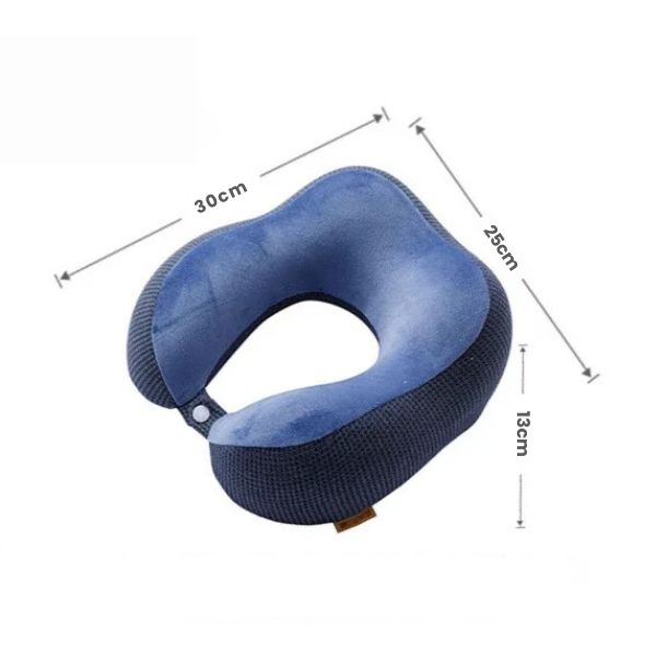 coussin de voyage - coussin pour avion - coussin pour train - coussin pour voiture - coussin pour bureau - coussin à mémoire de forme - coussin de voyage mémoire de forme - VoyagerZen - coussin de voyage en forme de U - coussin cervical voyage - coussin cou voyage - coussin de voyage à capuche -