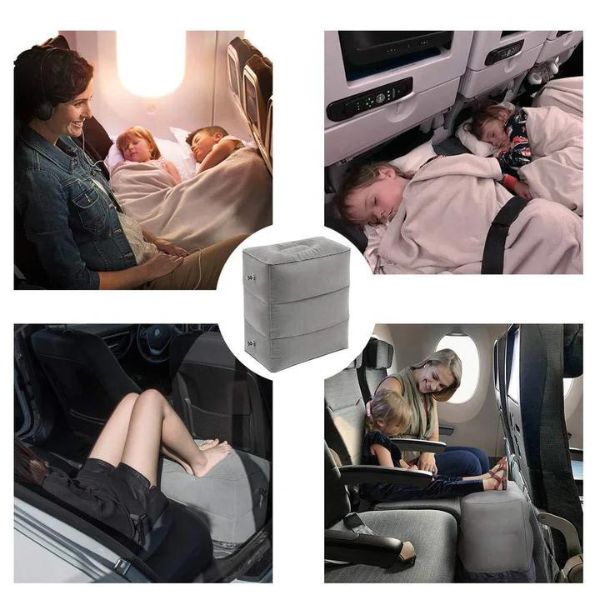 repose pied gonflable pour voyage - repose pied - repose pied gonflable - repose pied voyage - repose pied avion - repose pied portable - repose pied train - repose pied voiture -