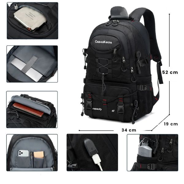 sac a dos voyage - sac a dos randonnée - sac a dos camping - sac a dos sport - sac a dos port usb - sac a dos pour ordinateur portable - sac a dos pc portable - sac a dos homme - sac a dos femme - sac de voyage - sac a dos imperméable - VoyagerZen -