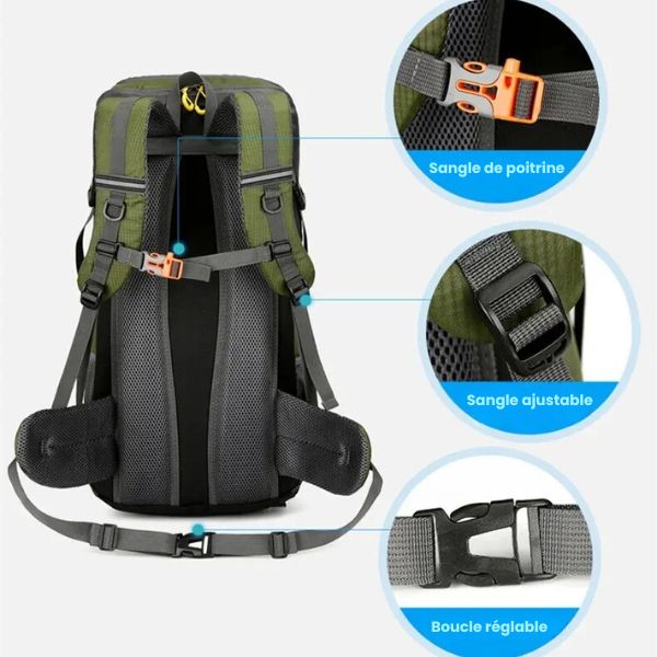 sac a dos voyage - sac a dos randonnée - sac a dos camping - sac a dos sport - sac a dos homme - sac a dos femme -