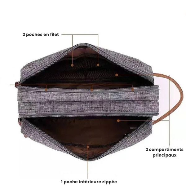 trousse de toilette - trousse de toilette de voyage - trousse de toilette voyage - trousse de toilette femme - trousse de toilette homme - tousse de toilette avion - tousse de toilette cabine - trousse de toilette imperméable - trousse de toilette suspendu - trousse de toilette à suspendre - tousse de toilette double fermeture éclair -