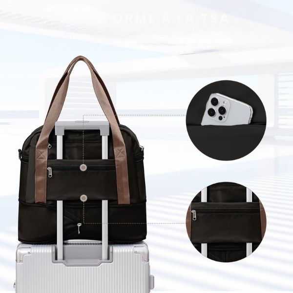 sac de voyage - sac de voyage femme - sac de voyage cabine - sac de voyage avion - VoyagerZen - sac ryanair -