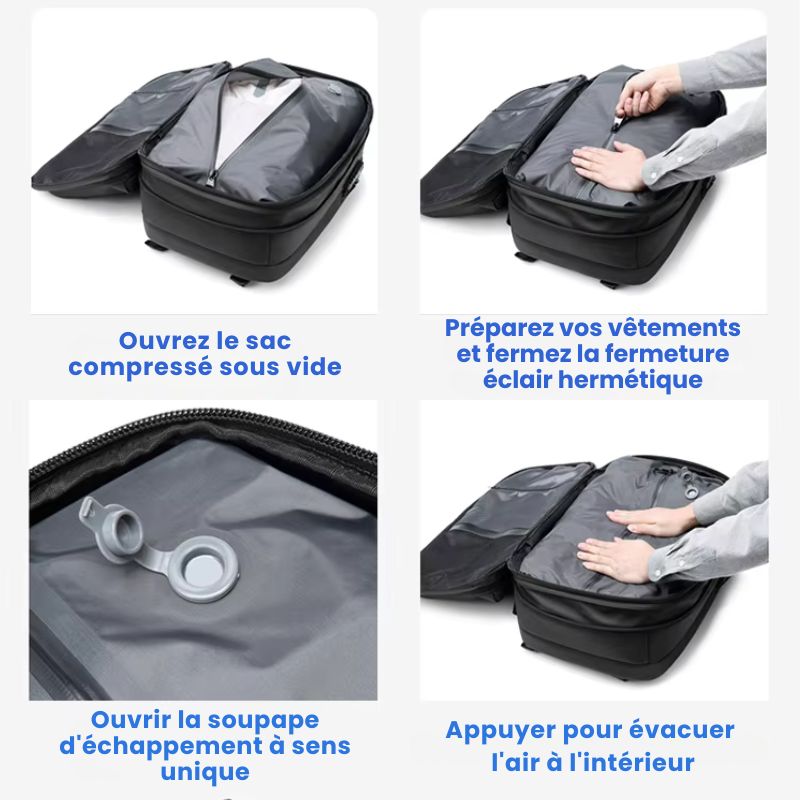 sac à dos de voyage - sac à dos - sac de voyage - sac à dos compression sous vide - sac à dos cabine - sac à dos avion - sac à dos voyage homme - sac à dos voyage femme - sac à dos weekend - sac à dos weekender - sac à dos pour ordinateur portable - sac à dos pc -