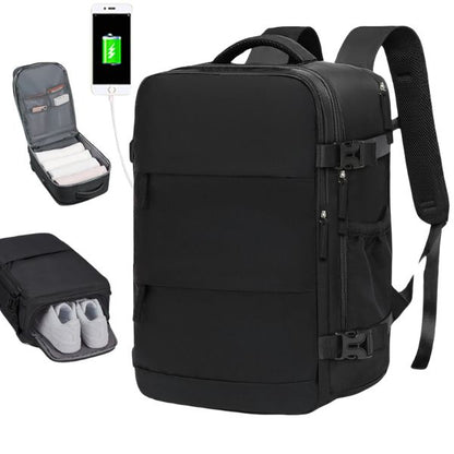 sac a dos de voyage - sac a dos - sac a dos femme - sac a dos homme - sac a dos port usb - sac a dos compartiment chaussure - sac a dos multiple compartiment - sac a dos imperméable - 