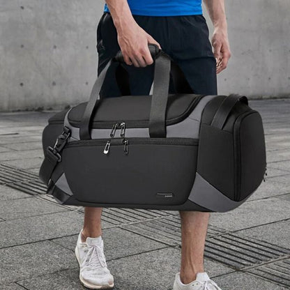 sac de voyage - sac de voyage bandoulière - sac bandoulière - sac de voyage cabine - sac de voyage avion - sac bagages à main - VoyagerZen - sac de voyage homme - sac de voyage bandoulière homme - sac de sport -