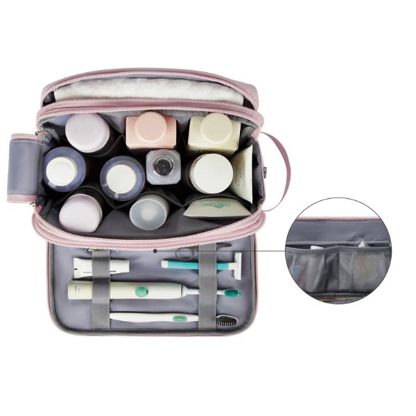 trousse de toilette - trousse de toilette de voyage - trousse de toilette voyage - trousse de toilette femme - trousse de toilette homme - tousse de toilette avion - tousse de toilette cabine - trousse de toilette imperméable - trousse de toilette coton - trousse de maquillage cuir PU - trousse maquillage de voyage - trousse de maquillage PVC - trousse kit de rasage -