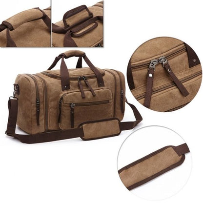 sac de voyage - sac de voyage bandoulière - sac bandoulière - sac de voyage cabine - sac de voyage avion - sac bagages à main - VoyagerZen - sac de voyage homme - sac de voyage bandoulière homme - sac de sport -