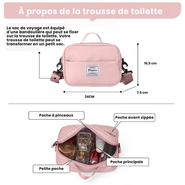 sac de voyage - sac de voyage femme - sac de voyage avec compartiment a chaussures - sac de voyage avion - sac de voyage cabine -