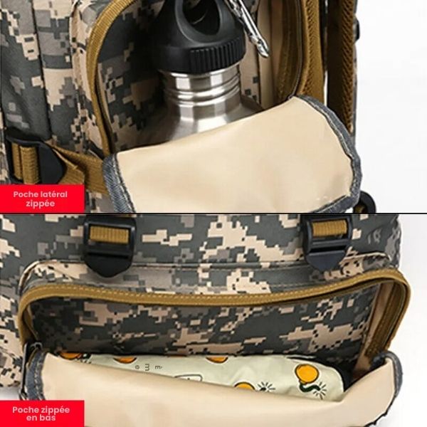 sac a dos randonnée - sac a dos de voyage - sac a dos homme - sac a dos camouflage - sac a dos militaire - sac a dos safari - sac a dos désert - sac a dos camping - sac a dos alpiniste - VoyagerZen -