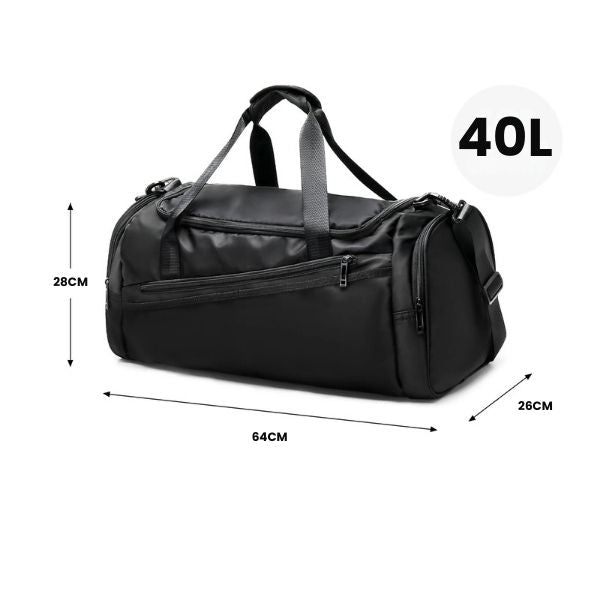 sac de voyage - sac de voyage bandoulière - sac bandoulière - sac de voyage cabine - sac de voyage avion - sac bagages à main - VoyagerZen - sac de voyage homme - sac de voyage bandoulière homme - sac de sport - sac de voyage avec compartiment à chaussures -