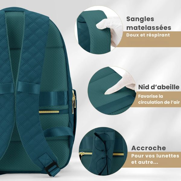 sac a dos de voyage - sac a dos de voyage femme - sac a dos femme - sac a dos pour ordinateur portable - sac a dos pc portable - sac - sac de voyage - sac a dos port usb - VoyagerZen - sac a dos week-end - 