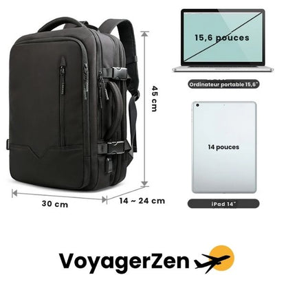 sac a dos de voyage extensible - sac a dos - sac a dos usb - sac a dos homme - sac a dos pour ordinateur portable - sac a dos port usb - sac a dos extensible - sac a dos pc portable - sac a dos 16 pouces - voyagerzen - sac a dos cabine -