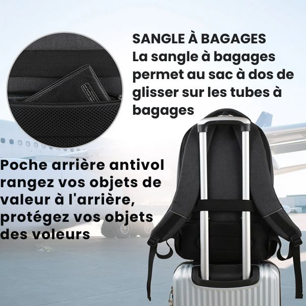 sac a dos homme - sac a dos usb - sac a dos - sac a dos de voyage - sac a dos pour ordinateur portable - sac a dos 17 pouces - sac a dos imperméable - voyagerzen - 