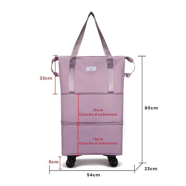 sac de voyage femme - sac de voyage - sac de voyage bandoulière - sac de voyage femme bandoulière - sac bandoulière - sac de voyage cabine - sac de voyage avion - sac bagages à main - VoyagerZen - sac de voyage roulettes - sac de voyage extensible -